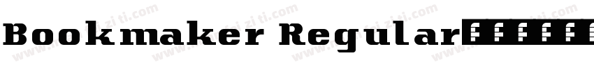 Bookmaker Regular字体转换